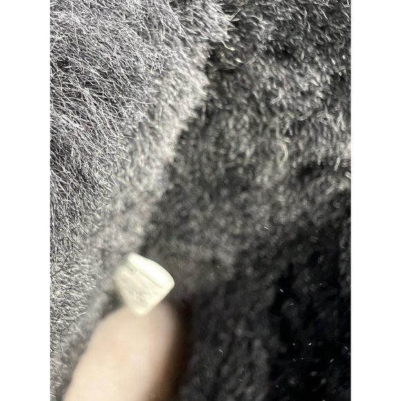 Minnetonka Chunky Sweater Knit Sheepskin Leather & Wool Women's Boots Black sz.6 - Picture 12 of 12